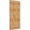 Ekena Millwork Joined Board-n-Batten Shutters w/Z-Bar, Rough Sawn Western Red Cedar, 32 1/4W x 62H, PR RBJ06Z32X062RWR - alternate 4